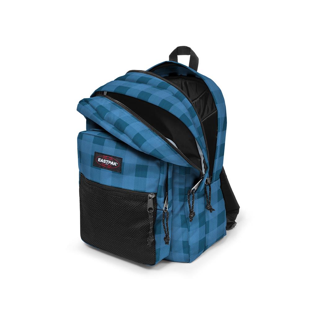 Eastpak PINNACLE, Großer Rucksack, Checker Blue (blau), 38L, mit Organizer und 2 Hauptfächern