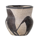 Bloomingville Nala Blumentopf, Schwarz, Terrakotta D14,5xH14,5 cm