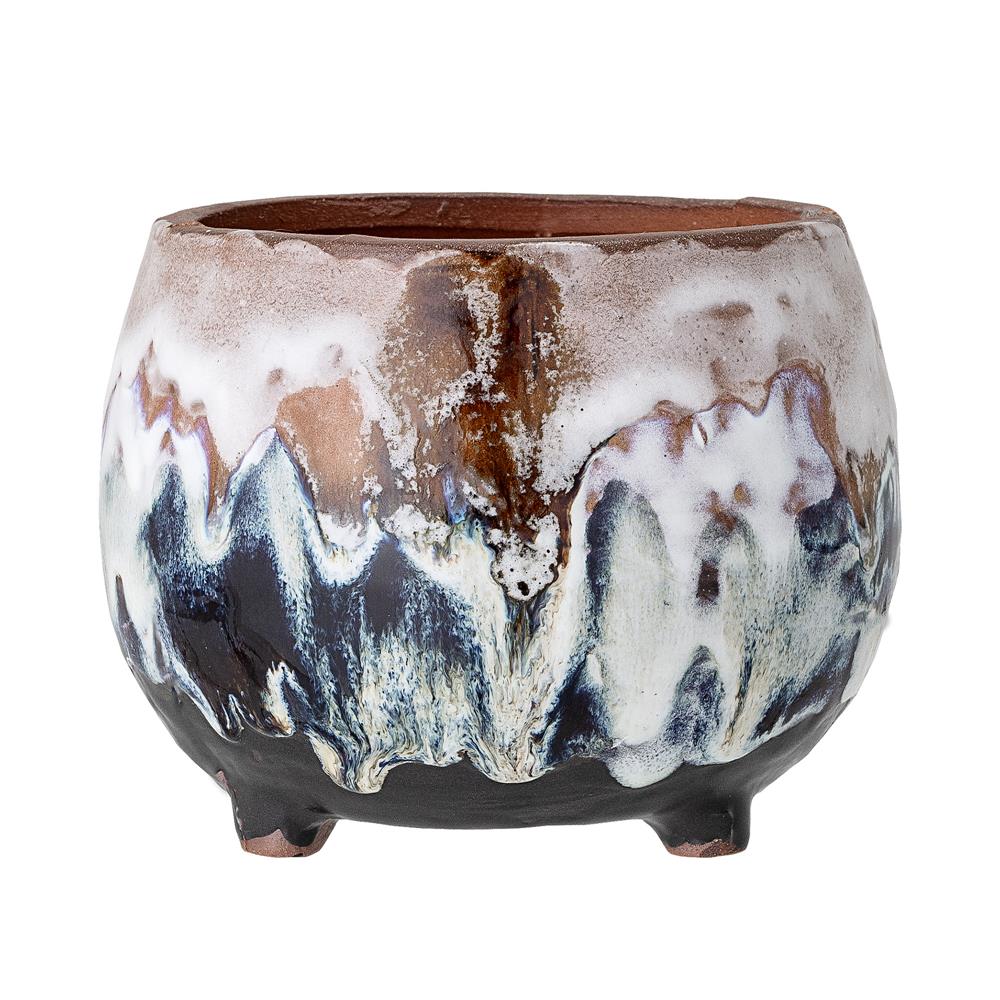 Bloomingville Bjanka Blumentopf Terracotta 14 x 11 cm Übertopf Dänisches Design
