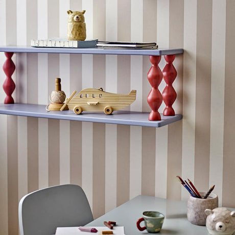 Bloomingville MINI Bibiola Regal Blau Holz 80cm Wandregal Kinderzimmer