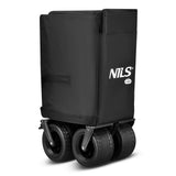 NILS CAMP XXL Bollerwagen faltbar 180L in Schwarz -Campingwagen für Strand & Garten