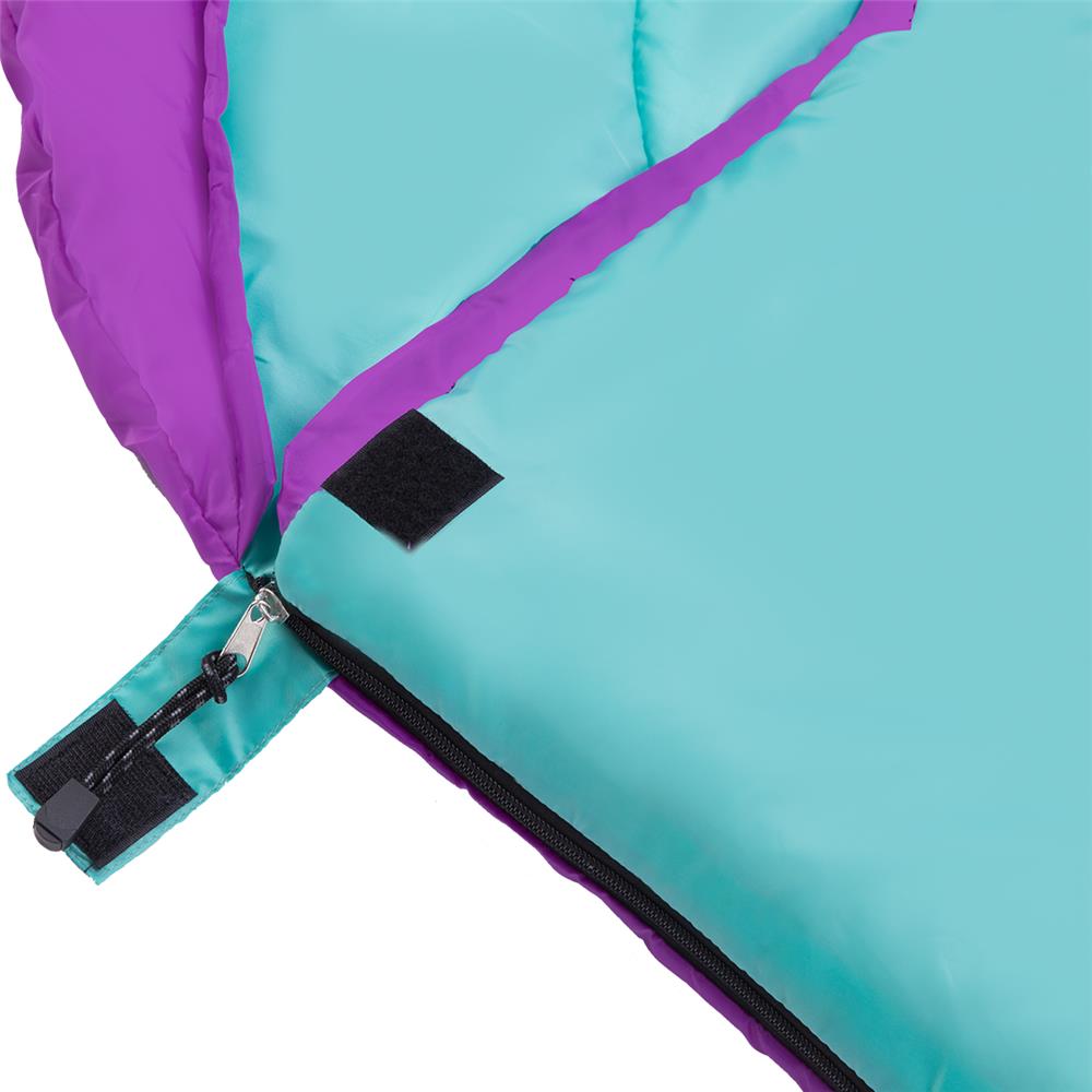 NILS CAMP Schlafsack Größe M Violett-Türkis - Mumienschlafsack für Outdoor, Trekking & Camping