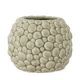 Bloomingville Susannah Blumentopf Natur Steingut D12xH10 cm – glasiertes Pflanzgefäß