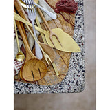 Bloomingville Deborah Serviertablett in Braun 30x24 cm aus Marmor