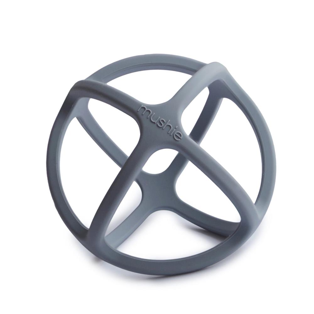 Mushie Beißring Ball, Tradewinds, aus Silikon, BPA-frei