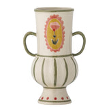 Bloomingville Odina Vase Bunt Steingut Deko-Vase 21cm