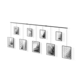 Umbra Exhibit Foto Collage Bilderrahmen, für 9 Fotos (4x 13x18cm und 5x 20x25cm), in Schwarz