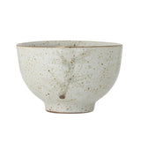 Bloomingville Masami Schale, Weiß, Steingut, D12xH7,5 cm