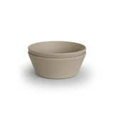Mushie Kinderschüssel 2er Set, Vanilla, rund, BPA-frei