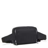 Kipling ABANU MULTI, 2-in-1-Crossbody- und Bauchtasche, Black Noir (schwarz), Schultertasche