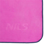 NILS Mikrofaserhandtuch 200x90 cm in Rosa - schnelltrocknendes Handtuch für Camping, Strand & Sport