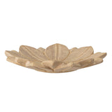 Bloomingville Evi Tablett Marmor Braun 22 x 4 cm Blütenform