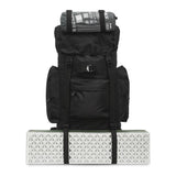 NILS CAMP Militärrucksack Eagle 70L Schwarz - Trekking Rucksack Outdoor Camping Survival