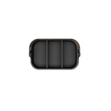 Umbra Bellwood Vorratsschrank Organizer mit 3 Fächern, mittlerer Aufbewahrungsbehälter in Schwarz/Walnuss