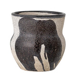 Bloomingville Nala Blumentopf, Schwarz, Terrakotta D14,5xH14,5 cm