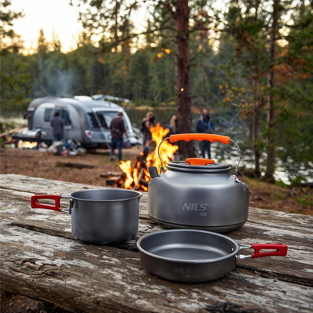 NILS CAMP Reisewasserkocher 1,1L aus Aluminium