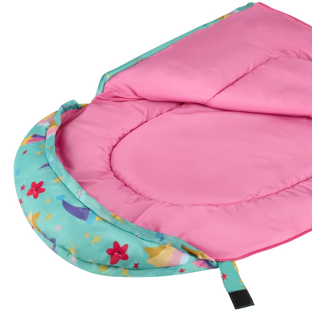 NILS CAMP Kinderschlafsack STARS mit Rucksack Camping Schlafsack Kinder