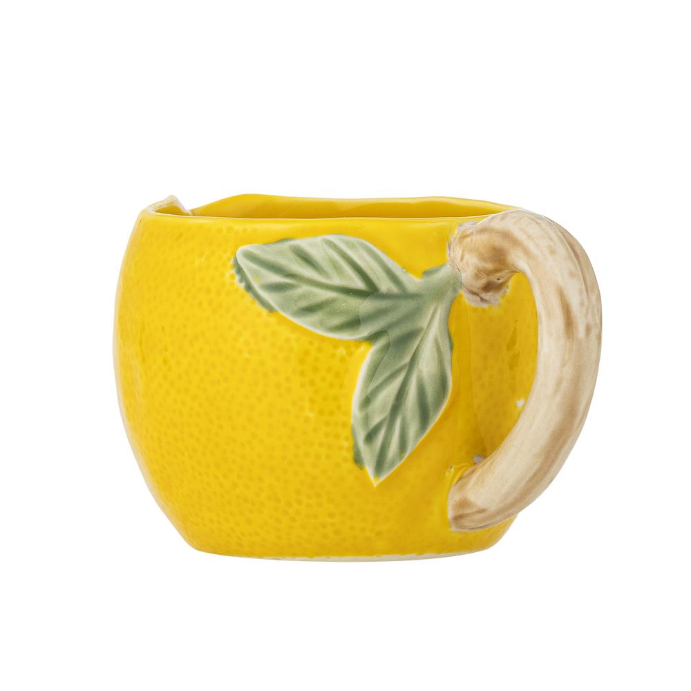 Bloomingville Limone Milchkännchen Zitrone Gelb Steingut 330ml