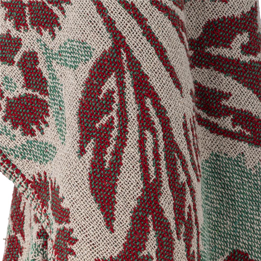 Bloomingville Jangal Decke Bunt 160x130 cm Recycelte Baumwolle Wohndecke