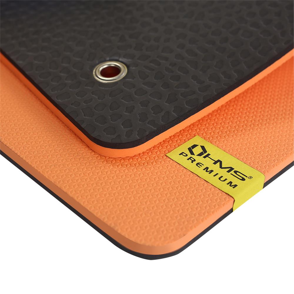 HMS Premium MFK01 Fitnessmatte 110x55 cm 15 mm Orange/Schwarz