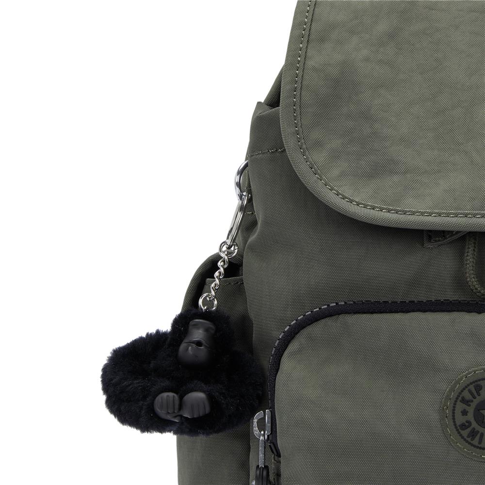 Kipling CITY PACK MINI, Extra kleiner Rucksack, Green Moss (grün), 9L, Kompakt & Stylisch