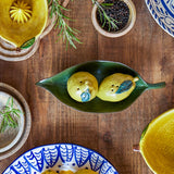 Bloomingville Limone Salz-und-Pfefferset Steingut gelb Zitronen 3er Set