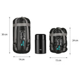 NILS CAMP Ultra Light Schlafsack Schwarz-Blau - leichter Sommerschlafsack für Camping & Trekking