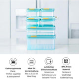 LocknLock Freezer Fit - Vorratsdose 1,65 L mit 18er Eiswürfelportionierer - Frischhaltedose, Gefriergeeignet