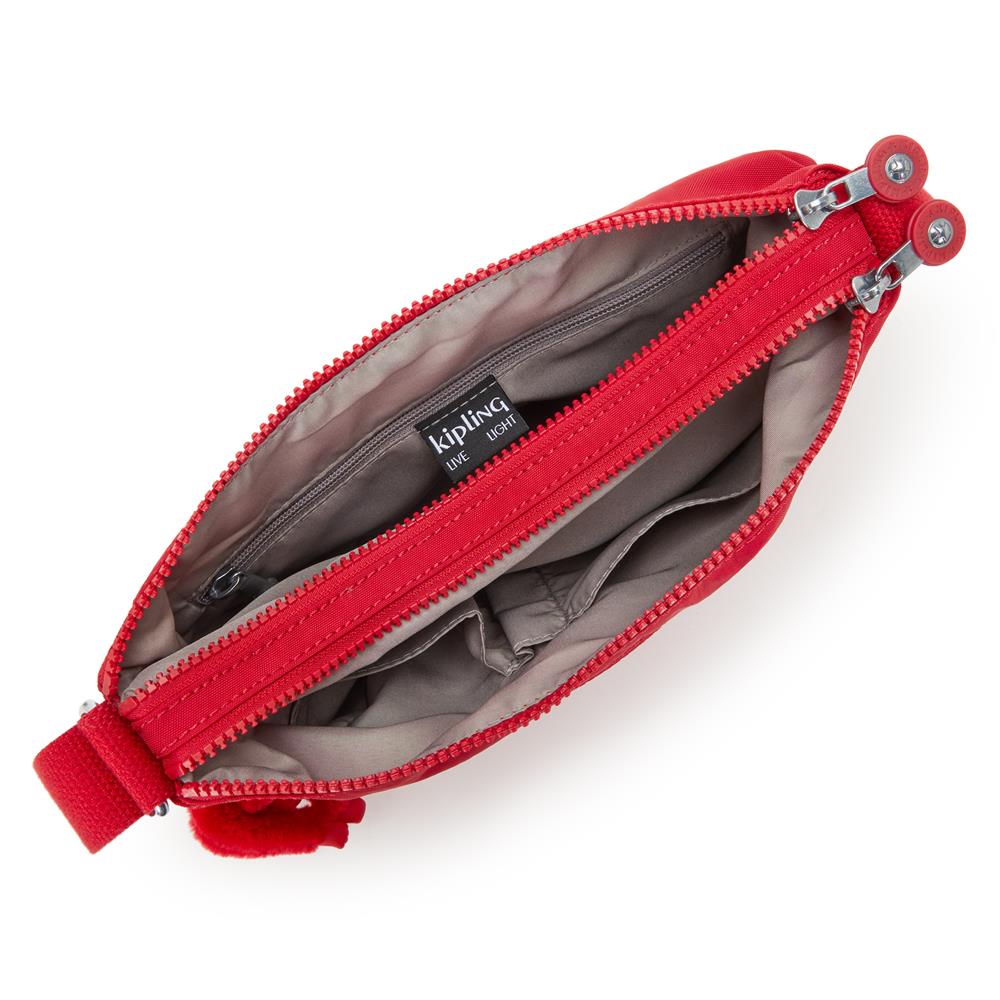 Kipling ALVAR, Mittelgroße Umhängetasche, Red Rouge (rot), 5L, Schultertasche