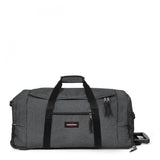 Eastpak LEATHERFACE M +, Reisetasche, Black Denim (grau), 69L, mit 2 Rädern
