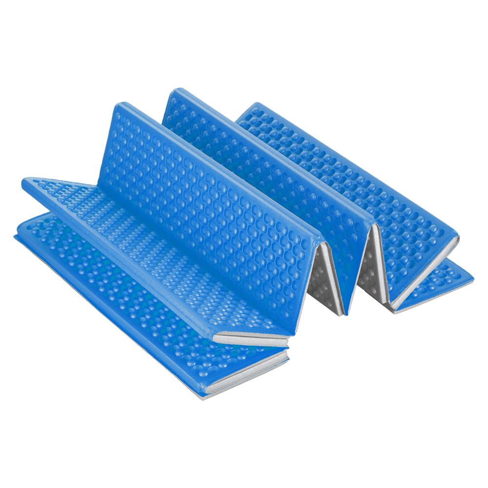 NILS CAMP Campingmatte faltbar 195 cm in Blau - isolierende Outdoor Matte für Trekking & Camping