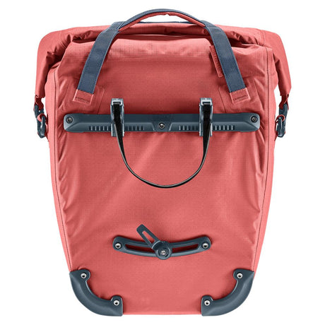 deuter Weybridge, Fahrradtasche, redwood (rot), 25L+5L, mit Bagfix-Halterung