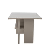 Bloomingville Norvida Couchtisch grau - skulpturaler Wohnzimmertisch aus MDF