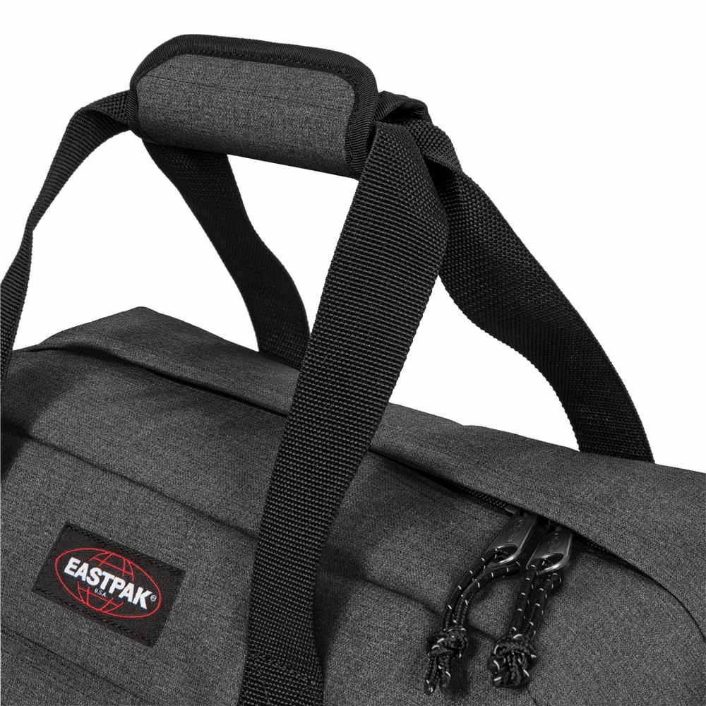 Eastpak COMPACT +, Kleine Reisetasche, Black Denim (grau), 24L