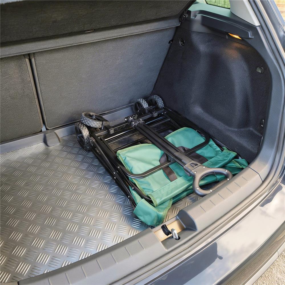 NILS CAMP Transportwagen 70L Faltwagen Bollerwagen klappbar Grün