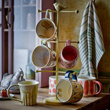 Bloomingville Heni Butterdose aus Steingut, Rose – dekorative Dose in Huhn-Form