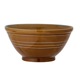 Bloomingville Lynett Schale, Braun, Steingut, D26xH12,5 cm