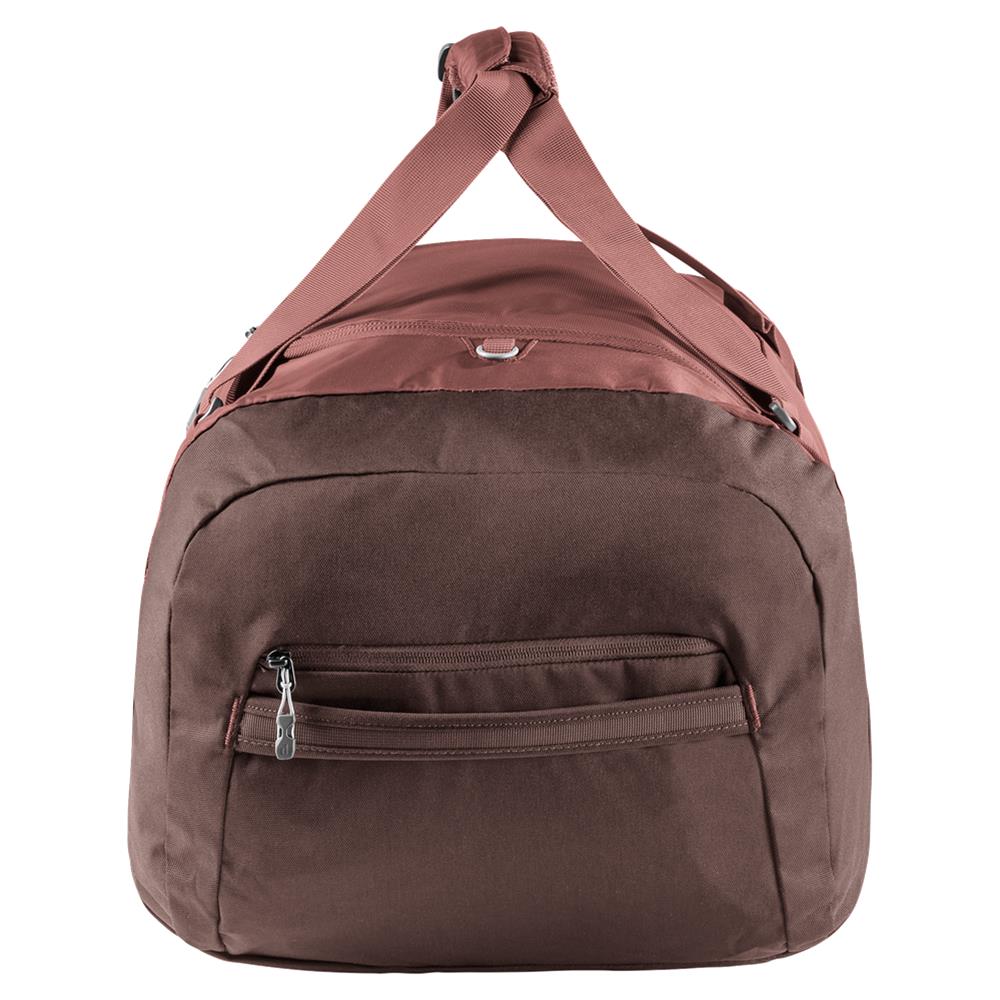 deuter Duffel 70, Reisetasche, caspia-raisin (braun), mit Seitentasche und Netzinnentasche