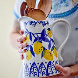 Bloomingville Maxima Krug blau Steingut D12xH22 cm 1465 ml