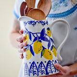 Bloomingville Maxima Krug blau Steingut D12xH22 cm 1465 ml