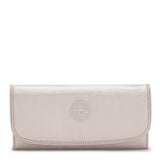 Kipling MONEY LAND, Großes Portemonnaie, Metallic Glow (beige), Geldbörse, Brieftasche