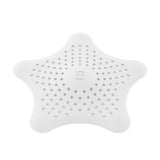 Umbra Starfish Abfluss Haarfänger mit Saugnäpfen, Silikon Abflusssieb, in Weiß