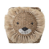 Bloomingville MINI Harrison Aufbewahrungskorb Natur Bankuan Grass Kinderzimmer Spielzeugkorb Löwe