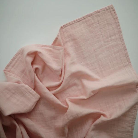 Mushie Musselin-Baby-Wickeldecke, Rose Vanilla, Pucktuch aus 100% Bio-Baumwolle