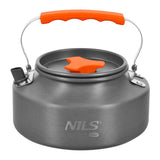NILS CAMP Reisewasserkocher 1,1L aus Aluminium - kompakter Camping Wasserkocher