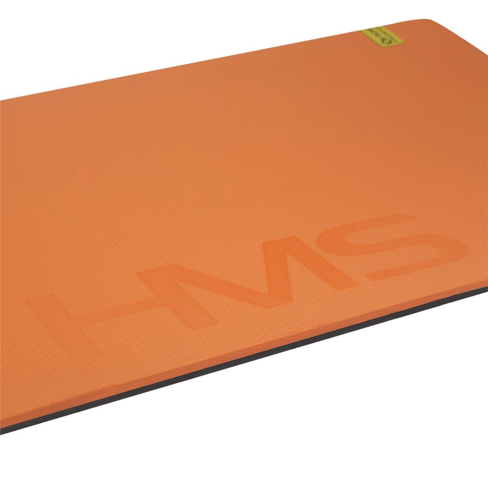 HMS Premium MFK01 Fitnessmatte 110x55 cm 15 mm Orange/Schwarz