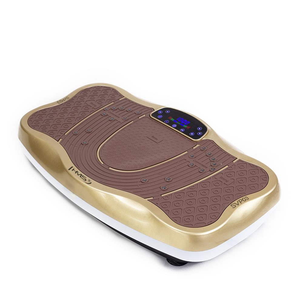 Vibrationsplatte mit Lautsprecher 150 kg Gold | HMS SVP03