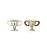 Bloomingville MINI Trophy Eierbecher 2er Set Bunt Steingut Kinder