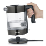 GRAEF Glaswasserkocher WK302 - 1 L Wasserkocher aus DURAN® Glas für Küche & Teegenuss