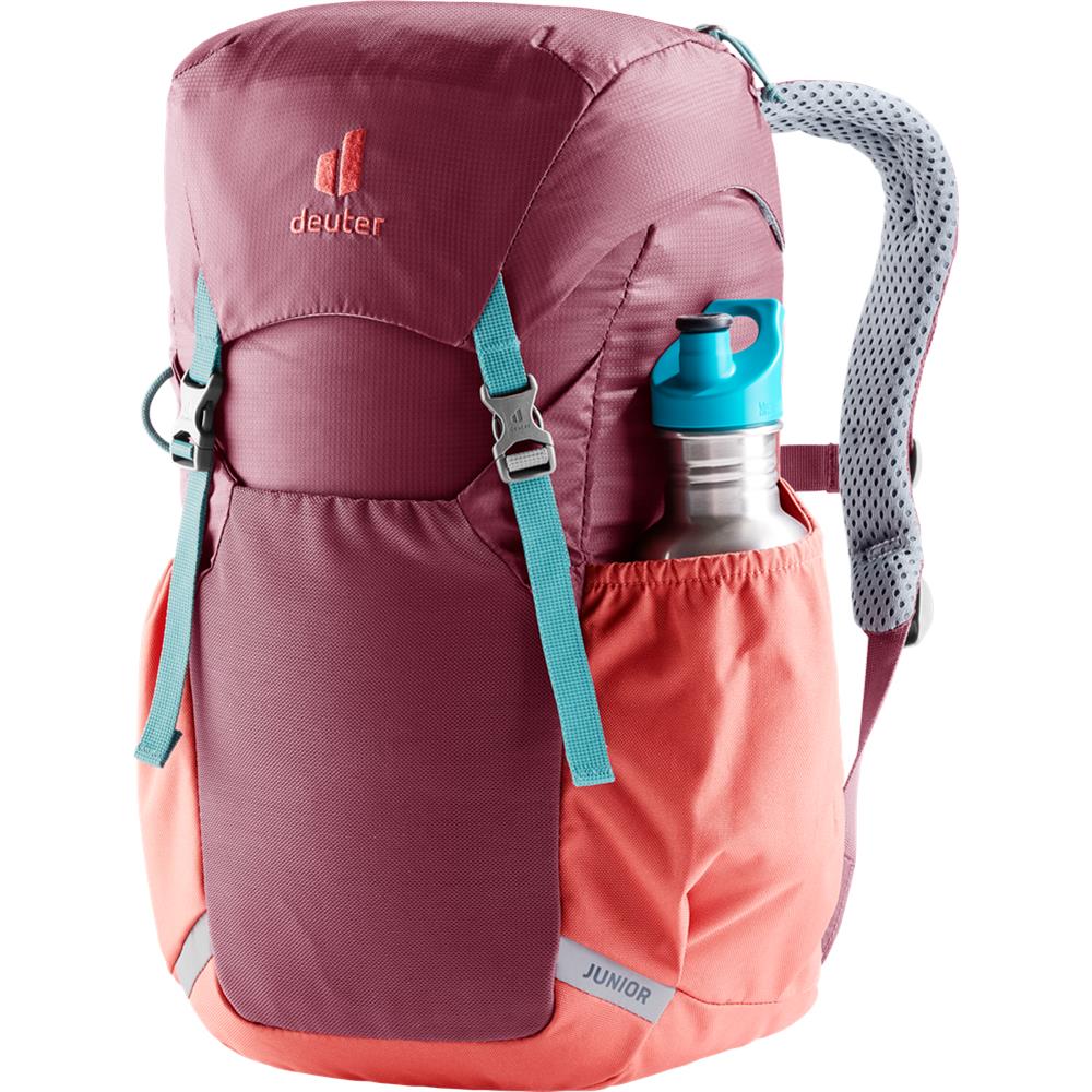 Deuter Junior, Kinderrucksack, maron-currant (rot), 18L, Wanderrucksack für Kinder ab 7 Jahre